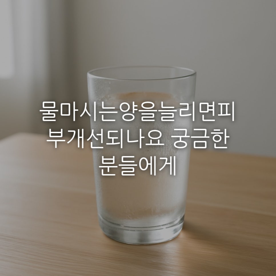 물마시는양을늘리면피부개선되나요 궁금한 분들에게 관련 이미지 1