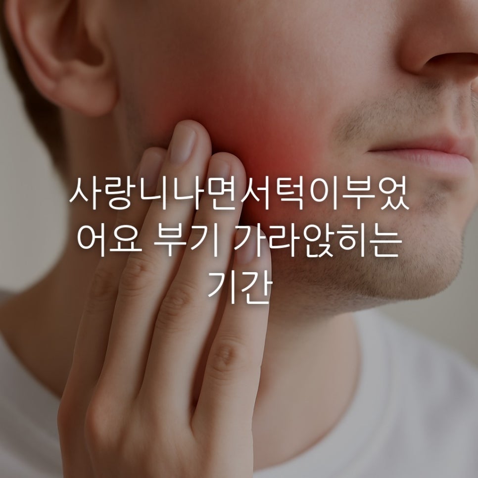 사랑니나면서턱이부었어요 부기 가라앉히는 기간 관련 이미지 1