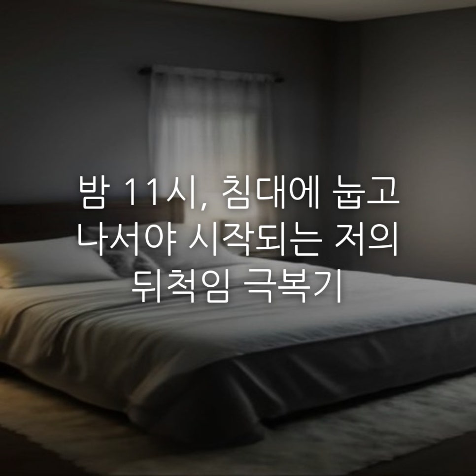 밤 11시, 침대에 눕고 나서야 시작되는 저의 뒤척임 극복기 관련 이미지 1