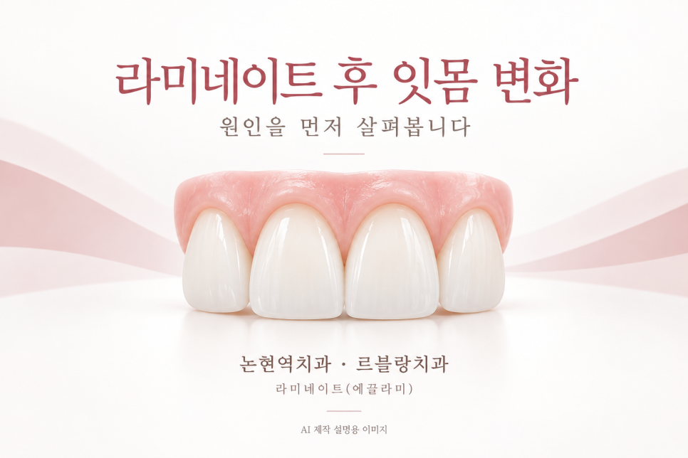 논현역치과 르블랑치과|라미네이트(에끌라미) 후 잇몸 모양이 달라 보인다면? 관련 이미지 1