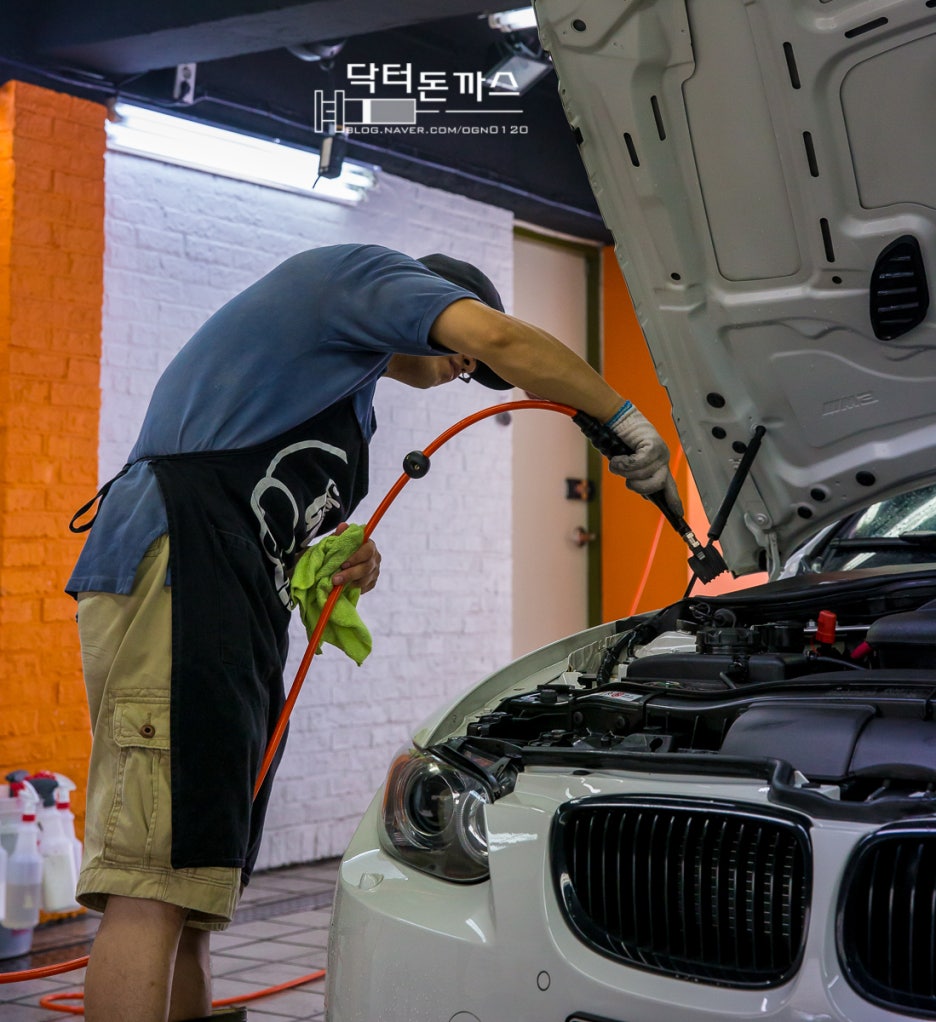 BMW M3 접촉사고+엠플러스+사고수리+엔진룸세척+브레이크오일교환 관련 이미지 26