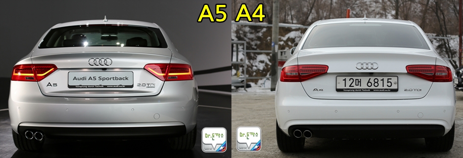 [비교시승기] 아우디 A5 스포츠백(스포트백)시승기! A4, A7과 비교하며 즐기기! 관련 이미지 14