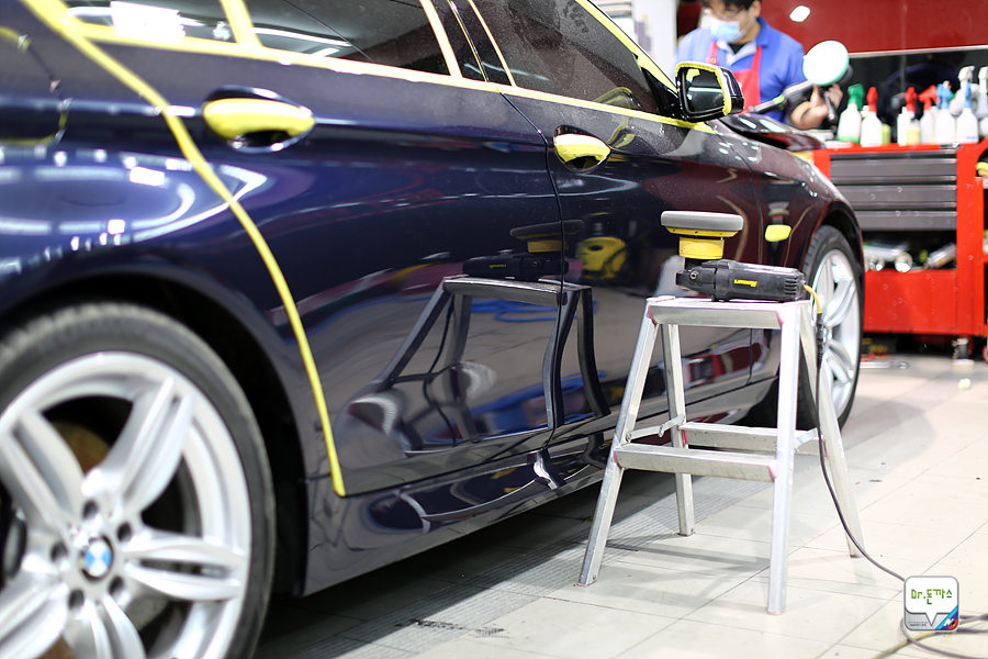 BMW F10 535d 치료하기! 광택작업 후기! (베스트샤인 오토팩토리 + 차량 흠집 제거+주차장테러 범인검거!+ 동판교까페+오시정) 관련 이미지 55