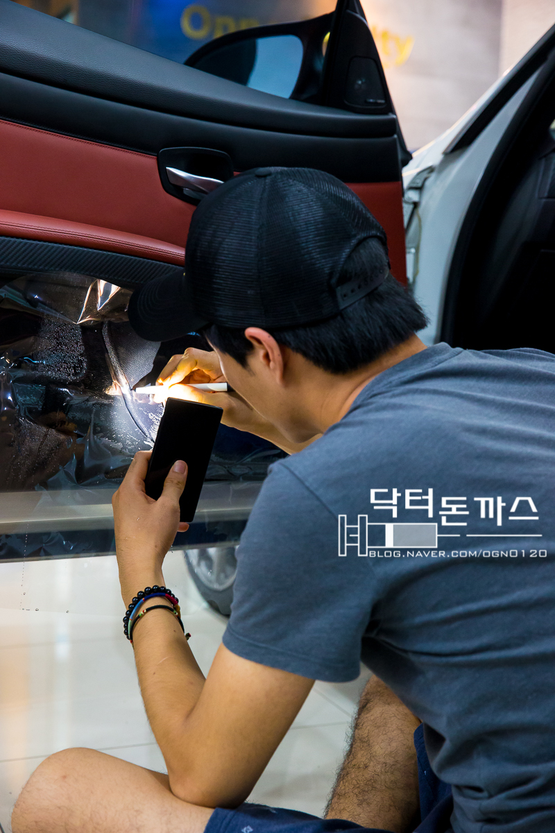 BMW M3 PPF 필름 작업. 헤드라이트/생활보호패키지 PPF. 관련 이미지 11