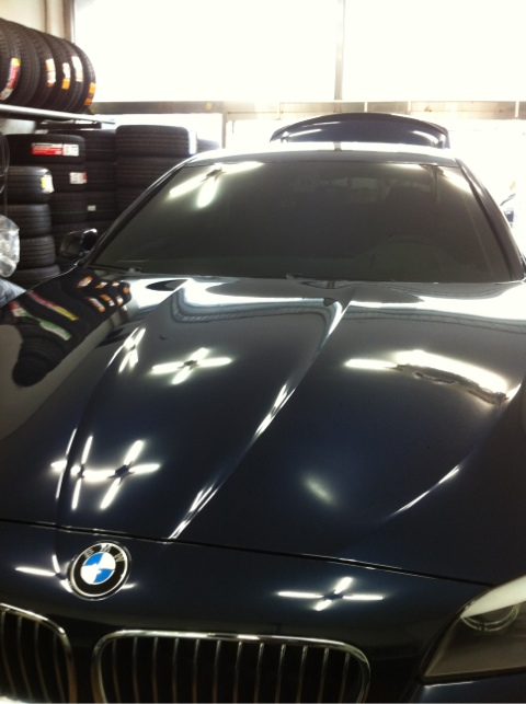 BMW f10 535d 런플렛 타이어로 돌아가기~ bmw 535d 18인치 350M 휠 장착 관련 이미지 8