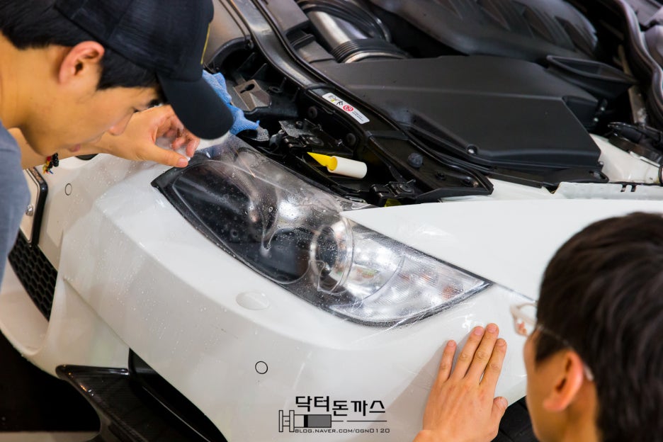BMW M3 PPF 필름 작업. 헤드라이트/생활보호패키지 PPF. 관련 이미지 45