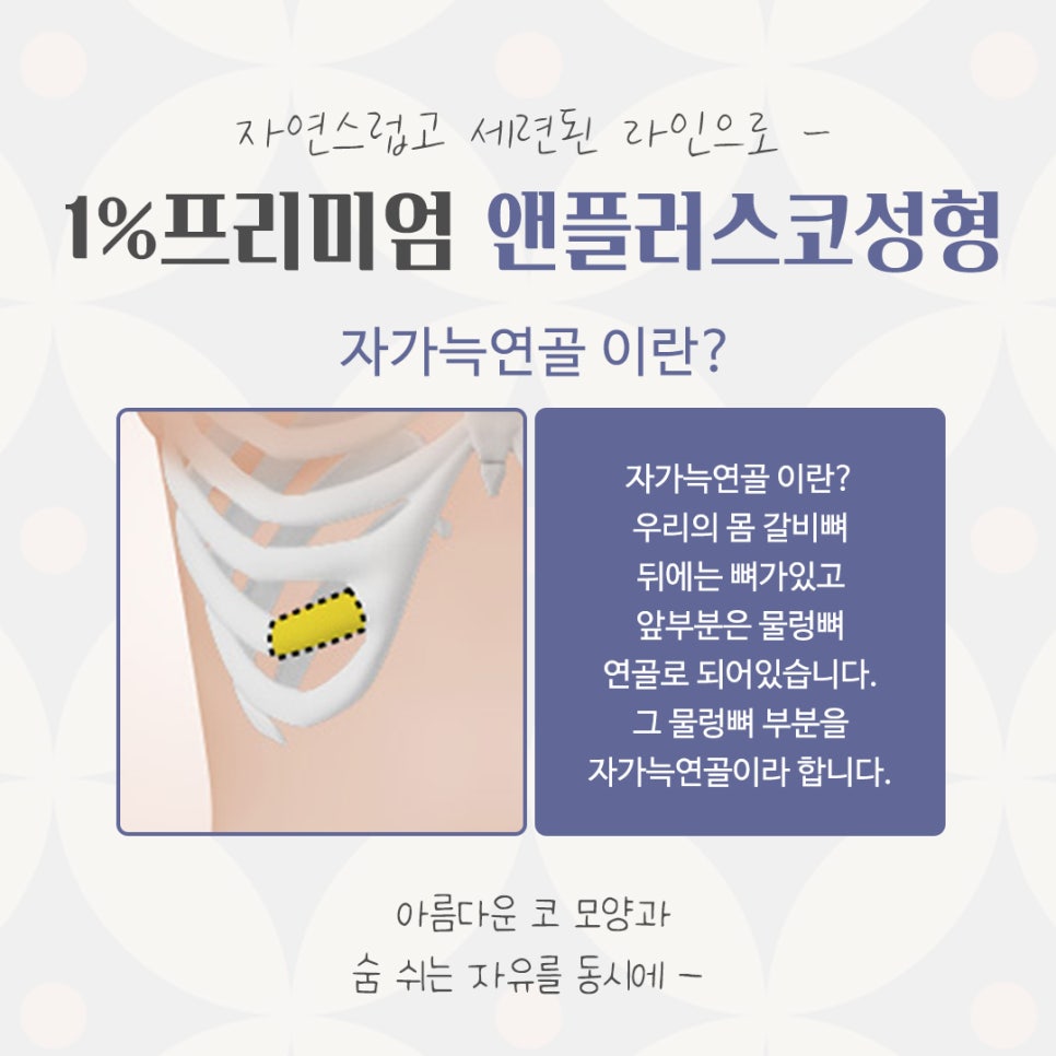 자가늑연골코성형으로 자연스럽지만 화려한 코 라인! 관련 이미지 5