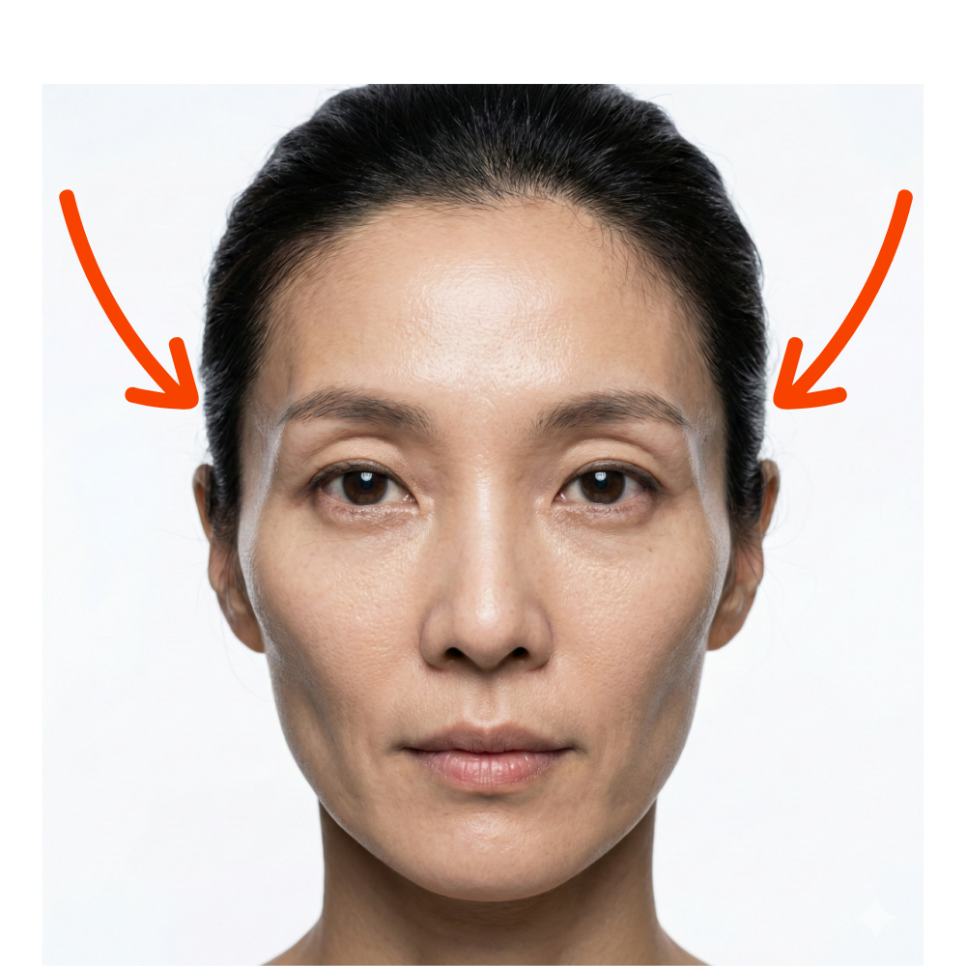Why the Face Can Look Bigger If Temple Filler Is Done Wrong in Hongdae image 2