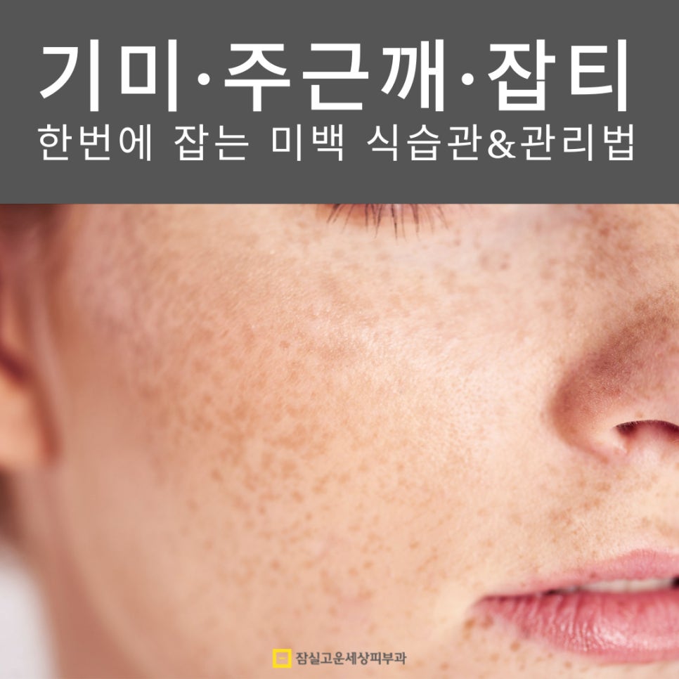 '기미, 주근깨, 잡티' 한번에 잡는 미백 식습관 & 관리법 관련 이미지 1