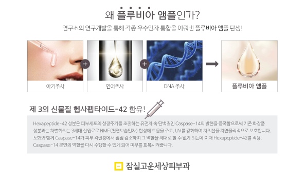 잠실고운세상피부과 프리미엄 프로그램 플루비아 앰플관리(잠실피부과추천/잠실역피부과) 관련 이미지 2