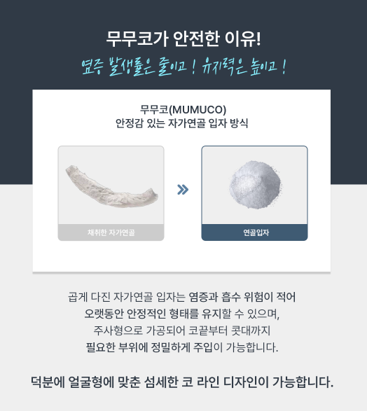 보형물 없는 자연스러운 강남역 무보형물 코성형, 무무코가 정답인 이유 관련 이미지 2