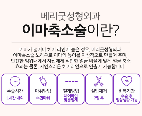 넓은 이마 고민! 이마축소로 해결하자! 관련 이미지 2