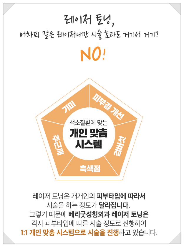 칙칙하고 얼룩진 피부 레이저 토닝으로 투명하고 깨끗하게! 관련 이미지 4