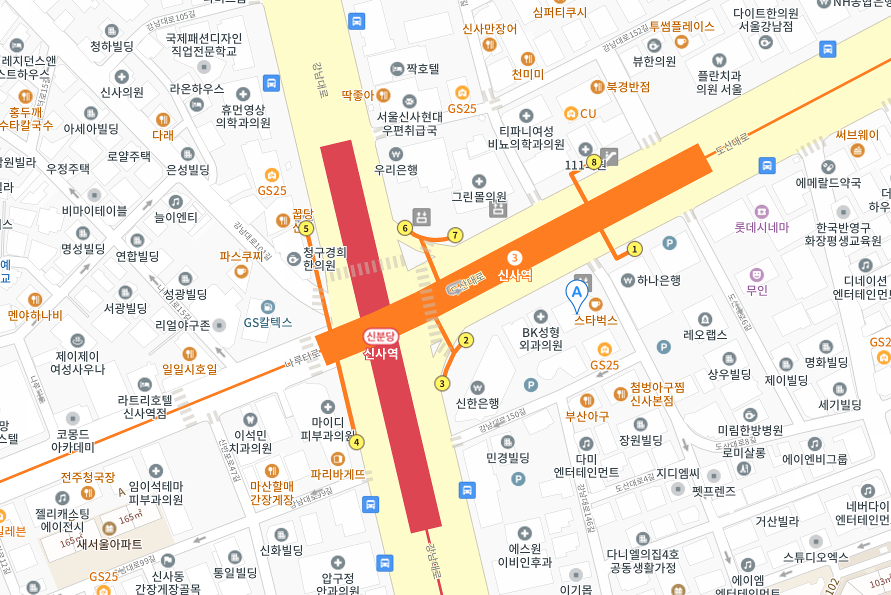 티에스성형외과 오시는길 관련 이미지 1
