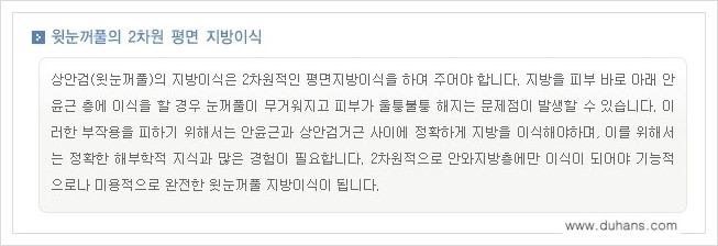 [두한성형외과의 경쟁력 미세지방이식] - [꺼진 눈꺼풀(윗눈꺼풀 함몰) 미세지방이식 안내] 관련 이미지 11