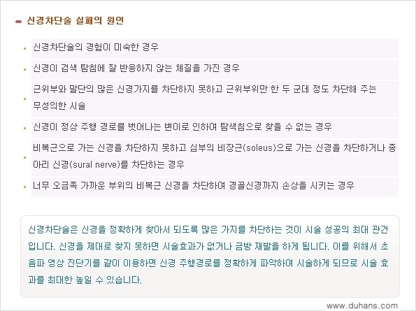 [두한성형외과 경쟁력 종아리성형] - [초음파 유도 선택적 신경차단술 안내 ⑤] 관련 이미지 4