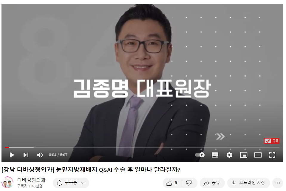 눈두덩이지방제거 비용 어디서 해야할까? 관련 이미지 1