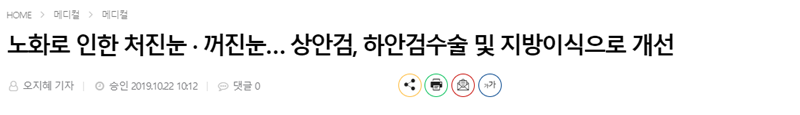 [디바성형외과] 노화로 인한 처진눈 ∙ 꺼진눈&hellip; 상안검, 하안검수술 및 지방이식으로 개선 관련 이미지 5