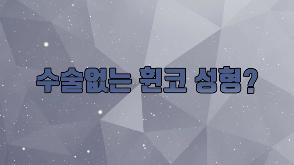 비절개코성형 절개가 두려운 경우라면 관련 이미지 5