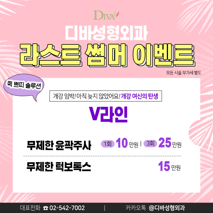 디바성형외과 라스트 썸머 이벤트 관련 이미지 2