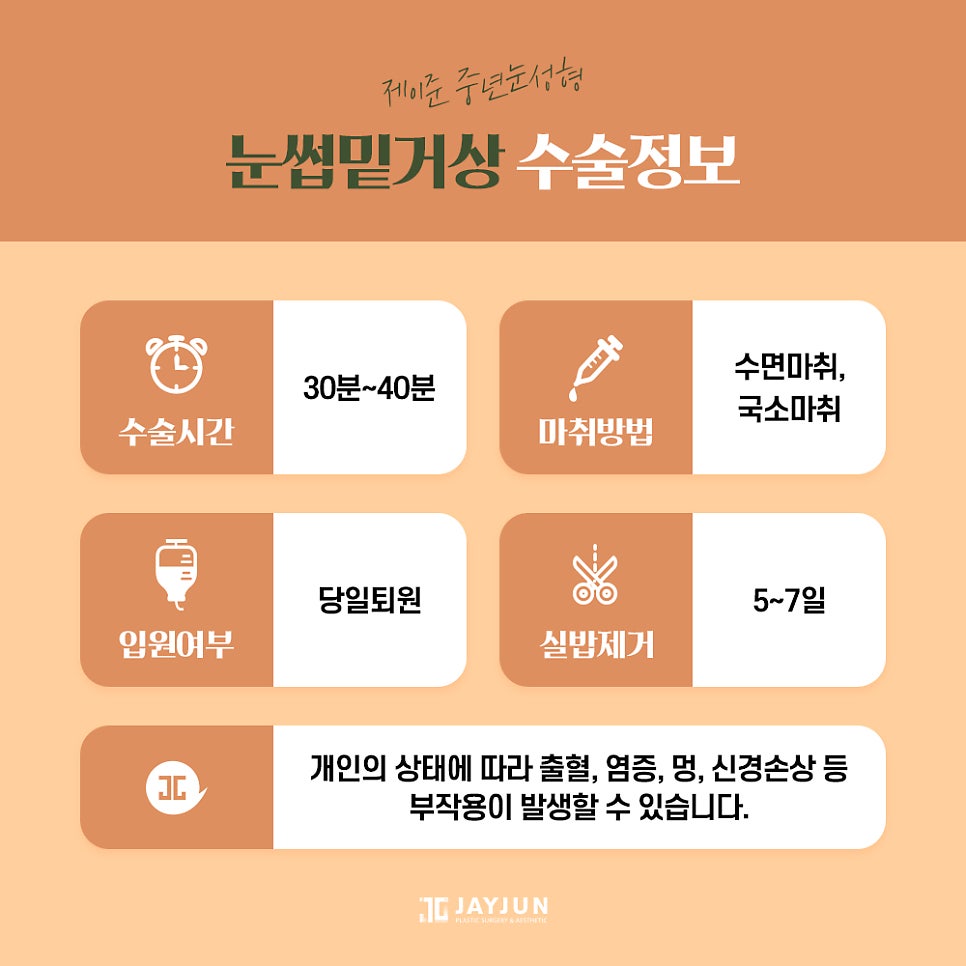 [제이준성형외과] 주름개선과 동안눈매를 한번에! 중년눈성형 눈썹밑거상 관련 이미지 8