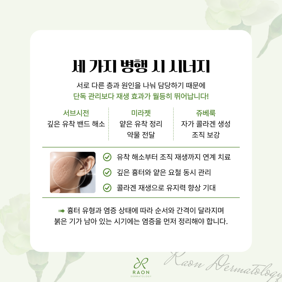 왕십리피부과 서브시전부터 미라젯, 쥬베룩까지 여러 여드름 흉터 치료법을 병행하면? 관련 이미지 6