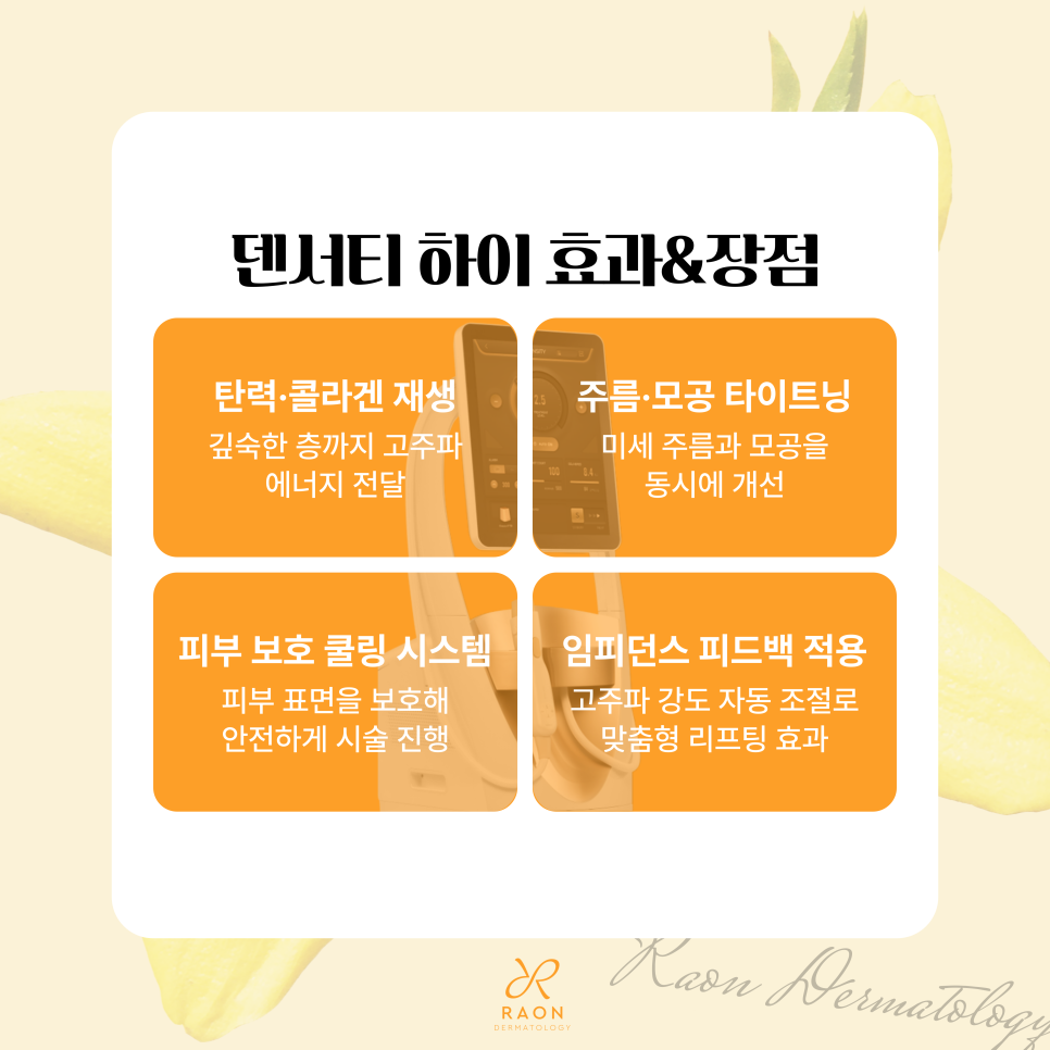 왕십리 피부과 덴서티 하이 일반 덴서티와의 차이 & 600샷 이상 권장하는 이유는? 관련 이미지 4