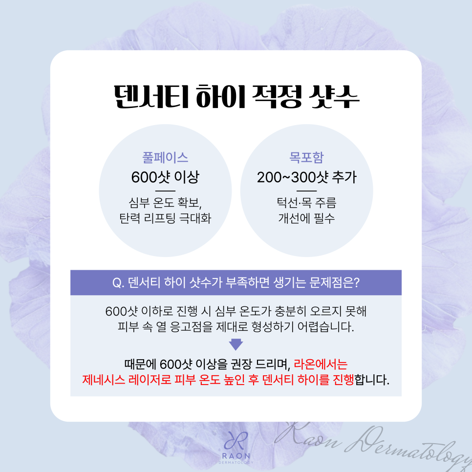 The Importance of Lifting Shot Counts in Seongdong-gu Dermatology: What Are the Appropriate Shot Counts for Ulthera and Density High? image 6