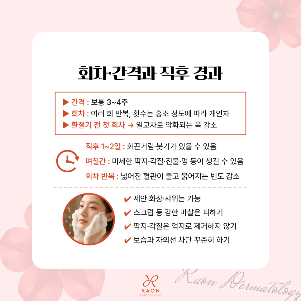 성동구 피부과 전문의 환절기 홍조는 DDR 혈관 레이저로, 적정 치료 주기는? 관련 이미지 5