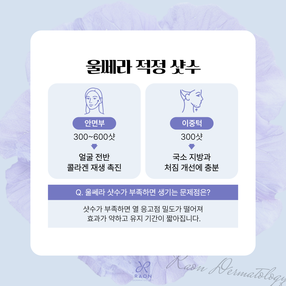 The Importance of Lifting Shot Counts in Seongdong-gu Dermatology: What Are the Appropriate Shot Counts for Ulthera and Density High? image 4