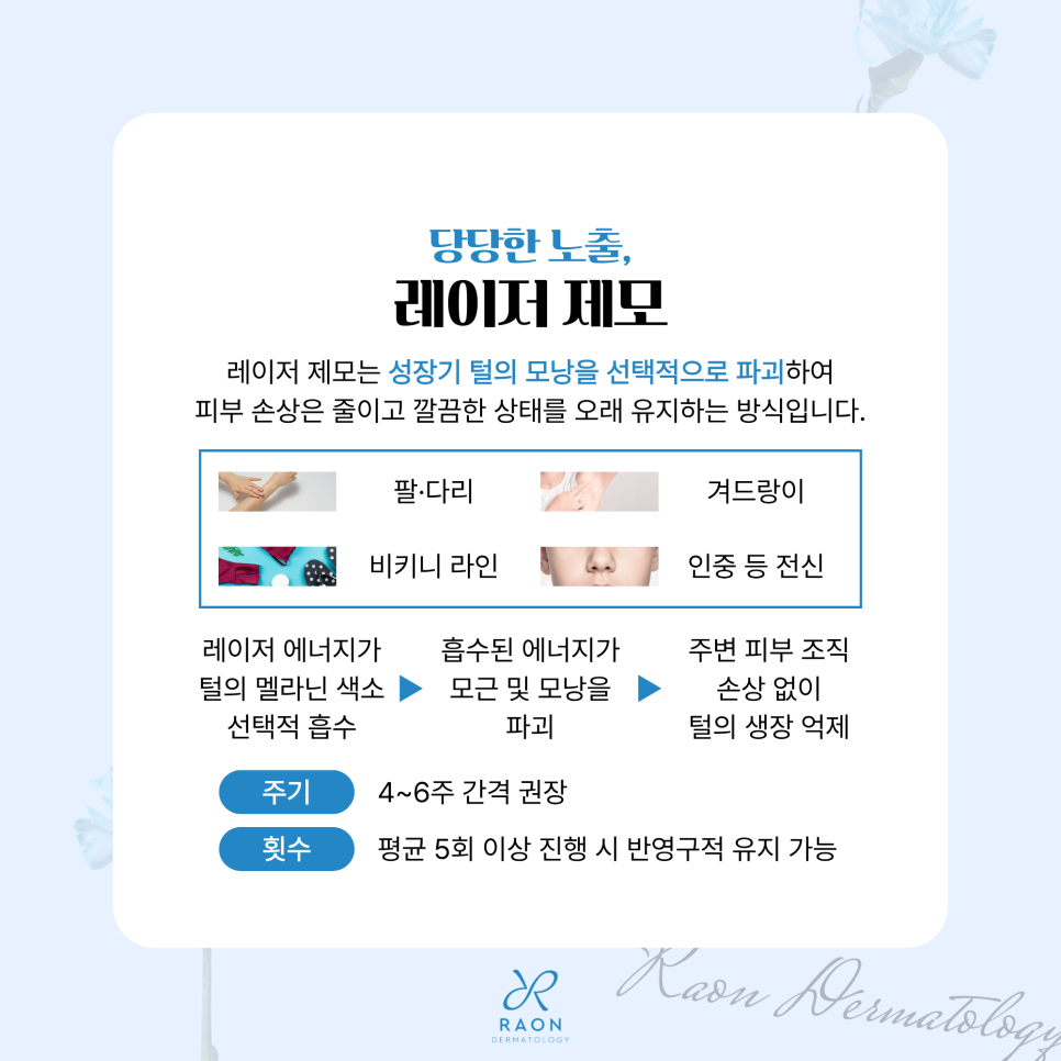 성동구 피부과 여름을 앞두고 시작하면 좋은 관리들, 레이저제모부터 바디 보톡스, 리투오까지 관련 이미지 3