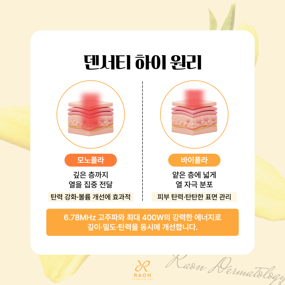 왕십리 피부과 덴서티 하이 일반 덴서티와의 차이 & 600샷 이상 권장하는 이유는? 관련 이미지 3