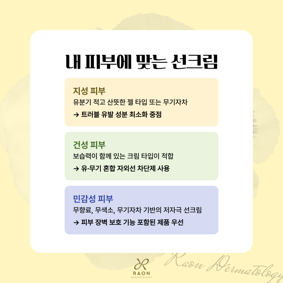 왕십리 피부과 전문의가 알려주는 선크림 선택 꿀팁(실비 되는 제로이드 더마쉴드 크림 MD) 관련 이미지 3