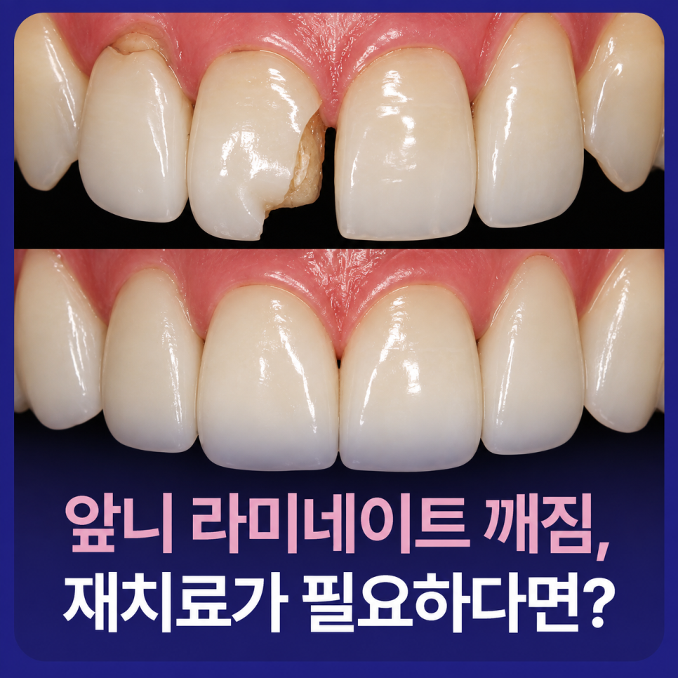 앞니 라미네이트 깨짐, 재치료가 필요하다면? 관련 이미지 1
