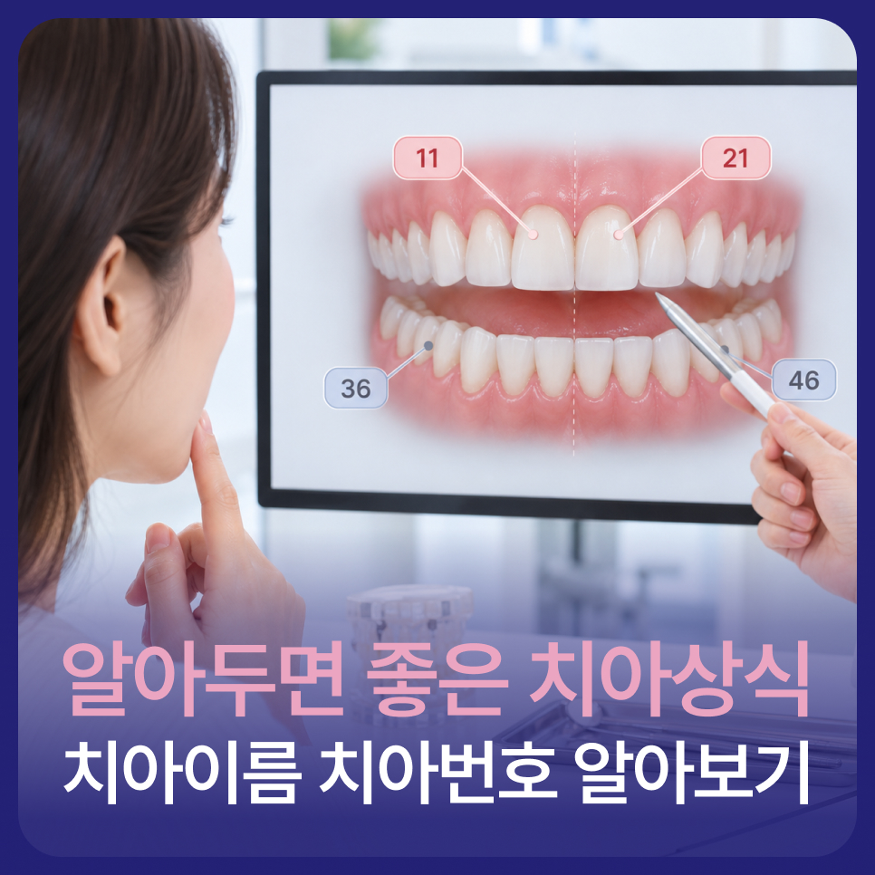 알아두면 좋은 치아상식 치아이름 치아번호 알아보기 관련 이미지 1