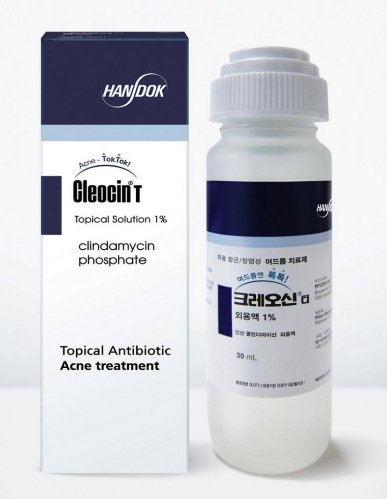 클린다마이신 외용제 (크레오신-티, 클린디올, 아크닌, 듀오크린)의 여드름에서의 효과와 비교 분석 (나딕사, 디페린, 애크논과 비교) 관련 이미지 1