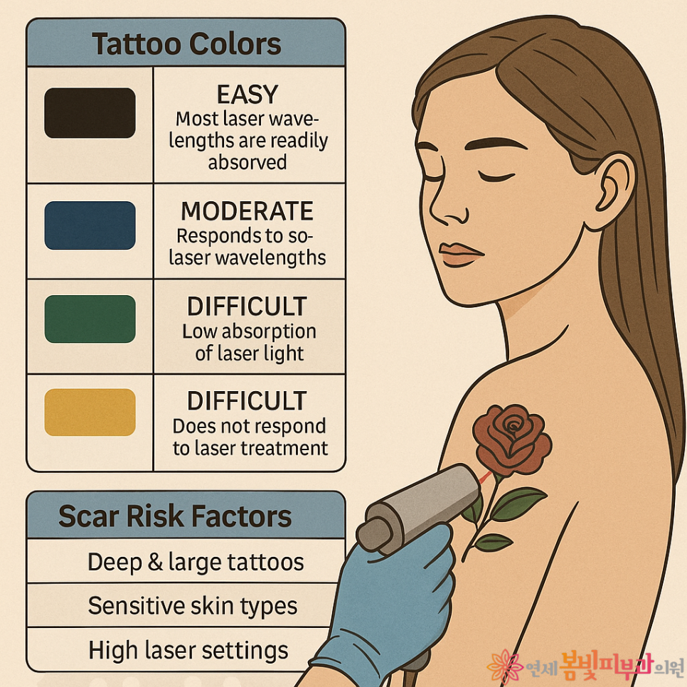 🧩 문신 치료, 왜 어떤 문신은 잘 빠지고 어떤 문신은 안 빠질까요? 관련 이미지 1