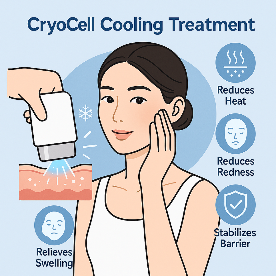 ❄️ 피부 온도를 낮춰야 진정된다? 크라이오셀(CryoCell) 냉각 관리 효과 총정리! 관련 이미지 1