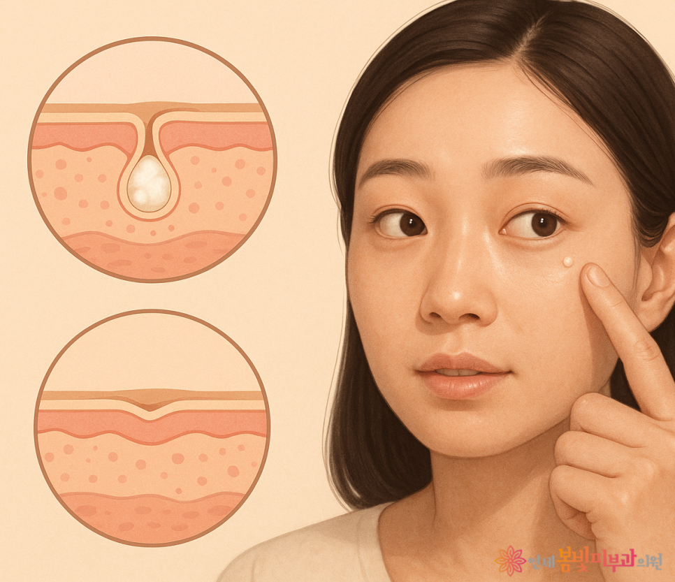 🌕 좁쌀처럼 생긴 비립종, 그냥 놔둬도 될까요? 관련 이미지 1