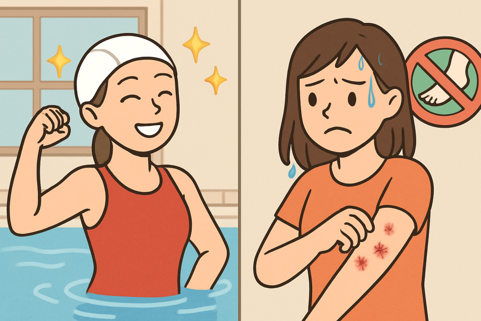 🏊 수영이 피부에 미치는 좋은 영향과 나쁜 영향은? 관련 이미지 1