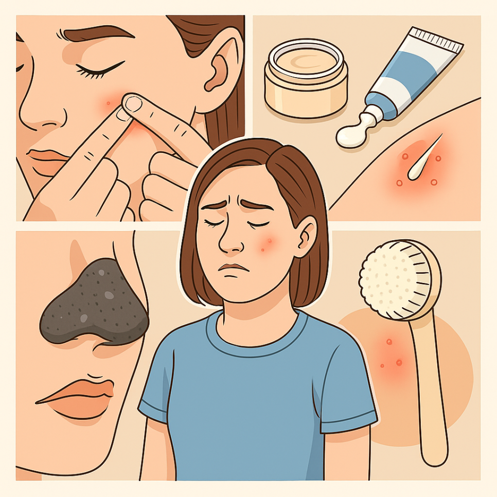 😓 피지 제거, 블랙헤드 제거 위해 짰다가&hellip; 피부 망치는 습관 관련 이미지 1