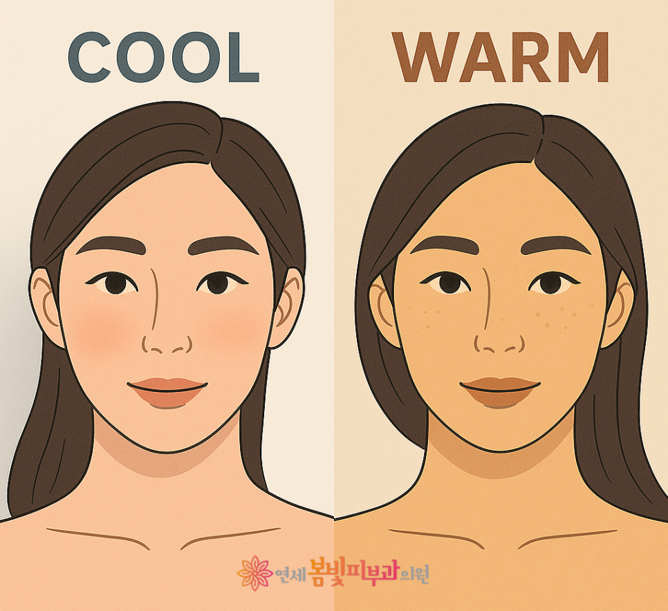🧴 쿨톤 vs 웜톤 피부, 시술에 차이 있을까요? 관련 이미지 1