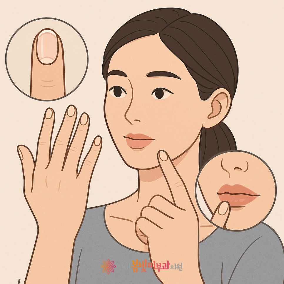 🖊 손톱&middot;입술로 알아보는 피부 건강 신호 관련 이미지 1