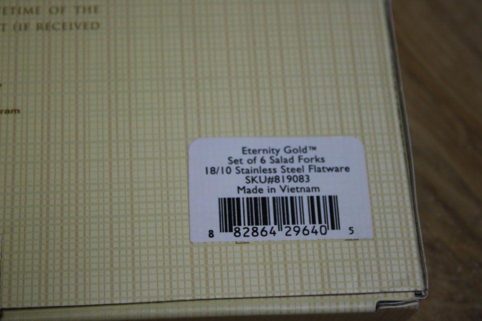 해외직구로 도착한 레녹스 이터니티 골드 포크세트!! 관련 이미지 6
