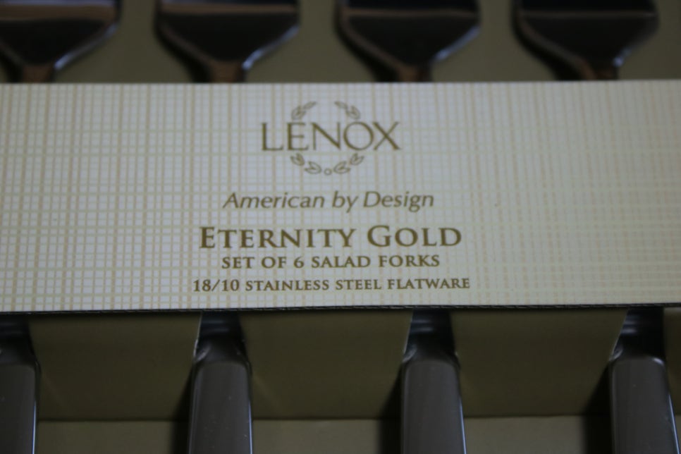 해외직구로 도착한 레녹스 이터니티 골드 포크세트!! 관련 이미지 4