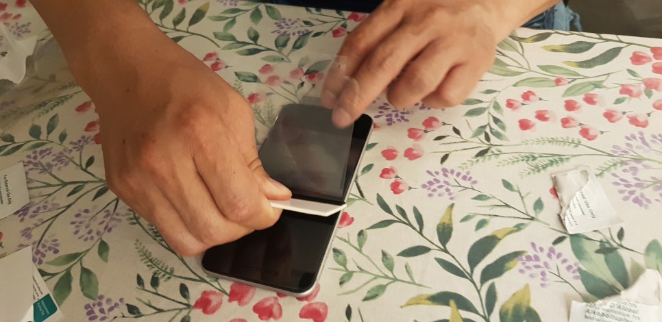 아이폰8+ 액정보호필름 이거 신기할정도! 관련 이미지 12