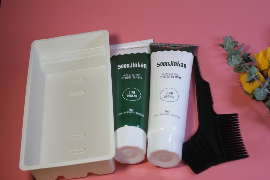 새치염색약 간만에 순하고 진하게 색이 잘나온 테라피션 순진한염색약 관련 이미지 8