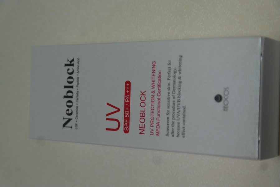 자외선차단화장품 백탁없이 자연스럽게 보정되는 네오블럭 관련 이미지 1