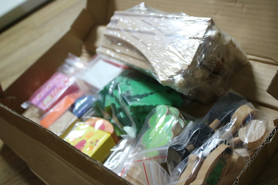 가성비 제대로 좋은 우토 원목 기차놀이 세트 관련 이미지 5