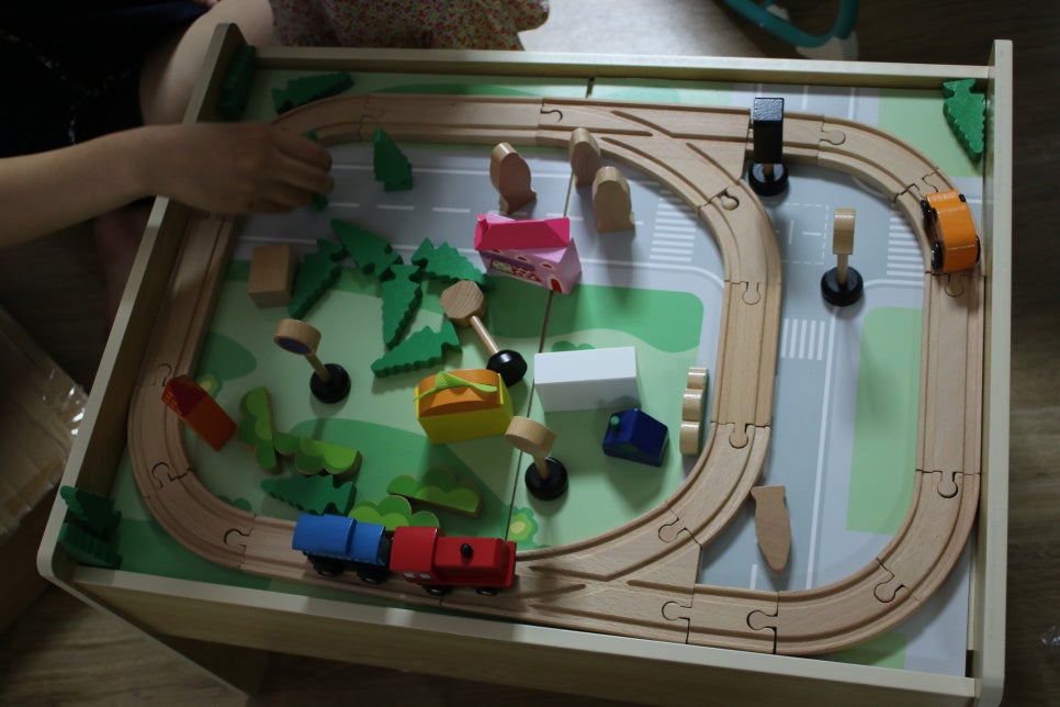 가성비 제대로 좋은 우토 원목 기차놀이 세트 관련 이미지 19